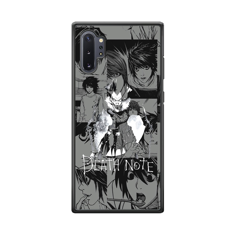 Death Note Silhouette of The Scene Samsung Galaxy Note 10 Plus Case