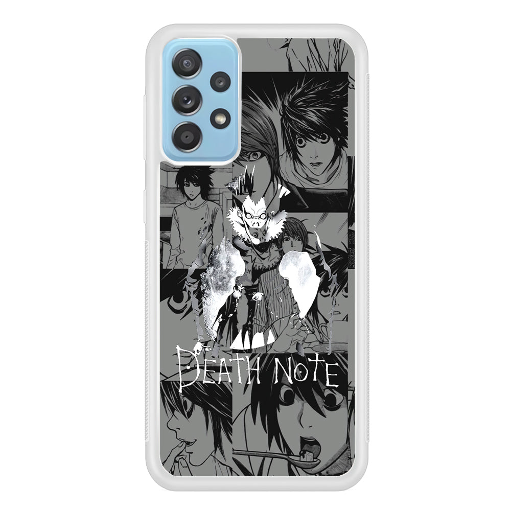 Death Note Silhouette of The Scene Samsung Galaxy A72 Case