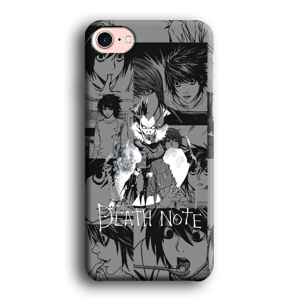 Death Note Silhouette of The Scene iPhone 8 Case