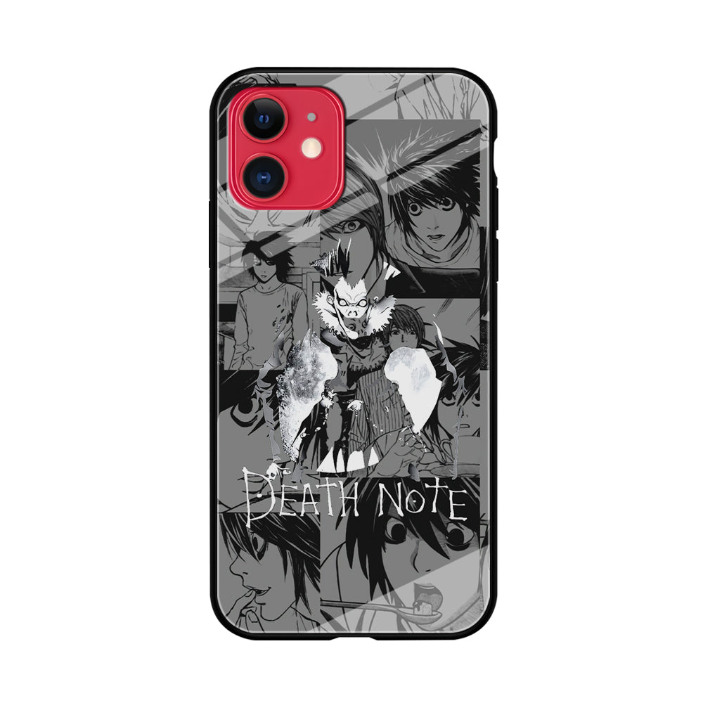 Death Note Silhouette of The Scene iPhone 11 Case Tempered Glass Case