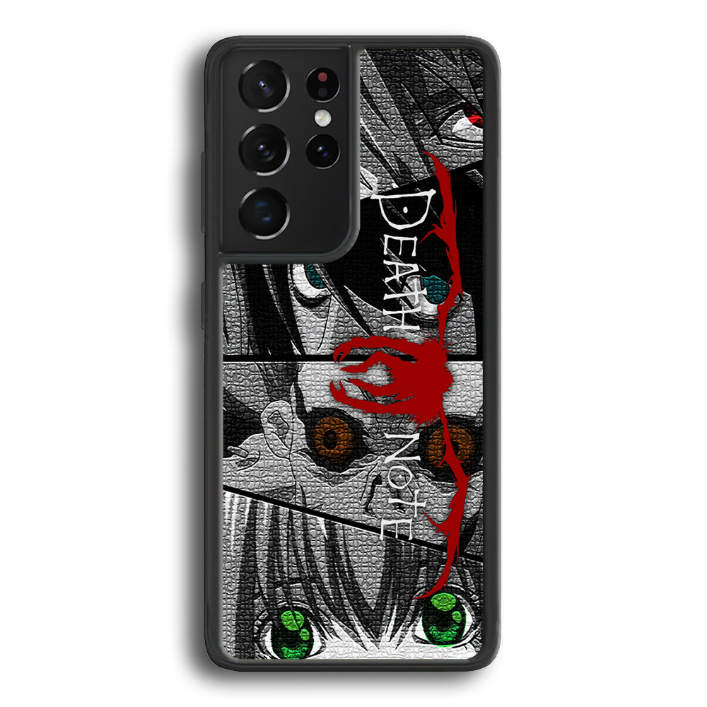 Death Note The Stare Samsung Galaxy S21 Ultra Case - Carneyforia