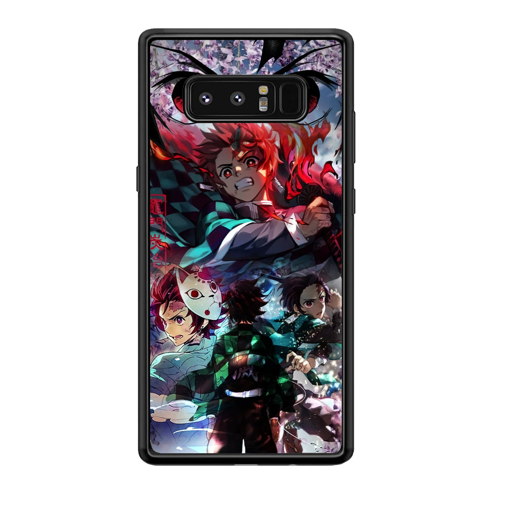 Demon Slayer Soul of Fighter Samsung Galaxy Note 8 Case