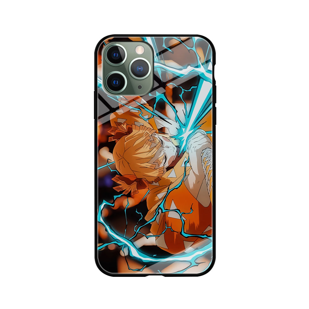 Demon Slayer Zenitsu Lightning Sword iPhone 11 Pro Max Case
