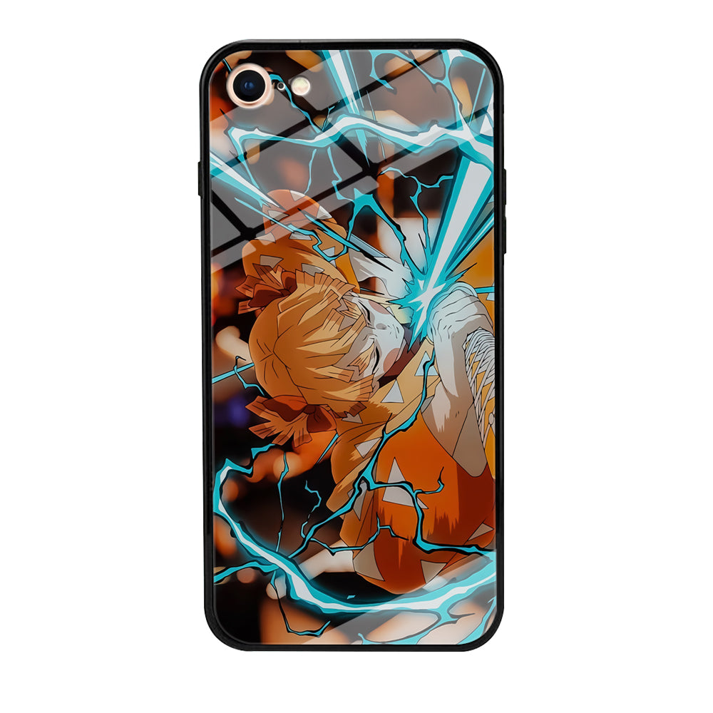 Demon Slayer Zenitsu Lightning Sword iPhone 7 Case