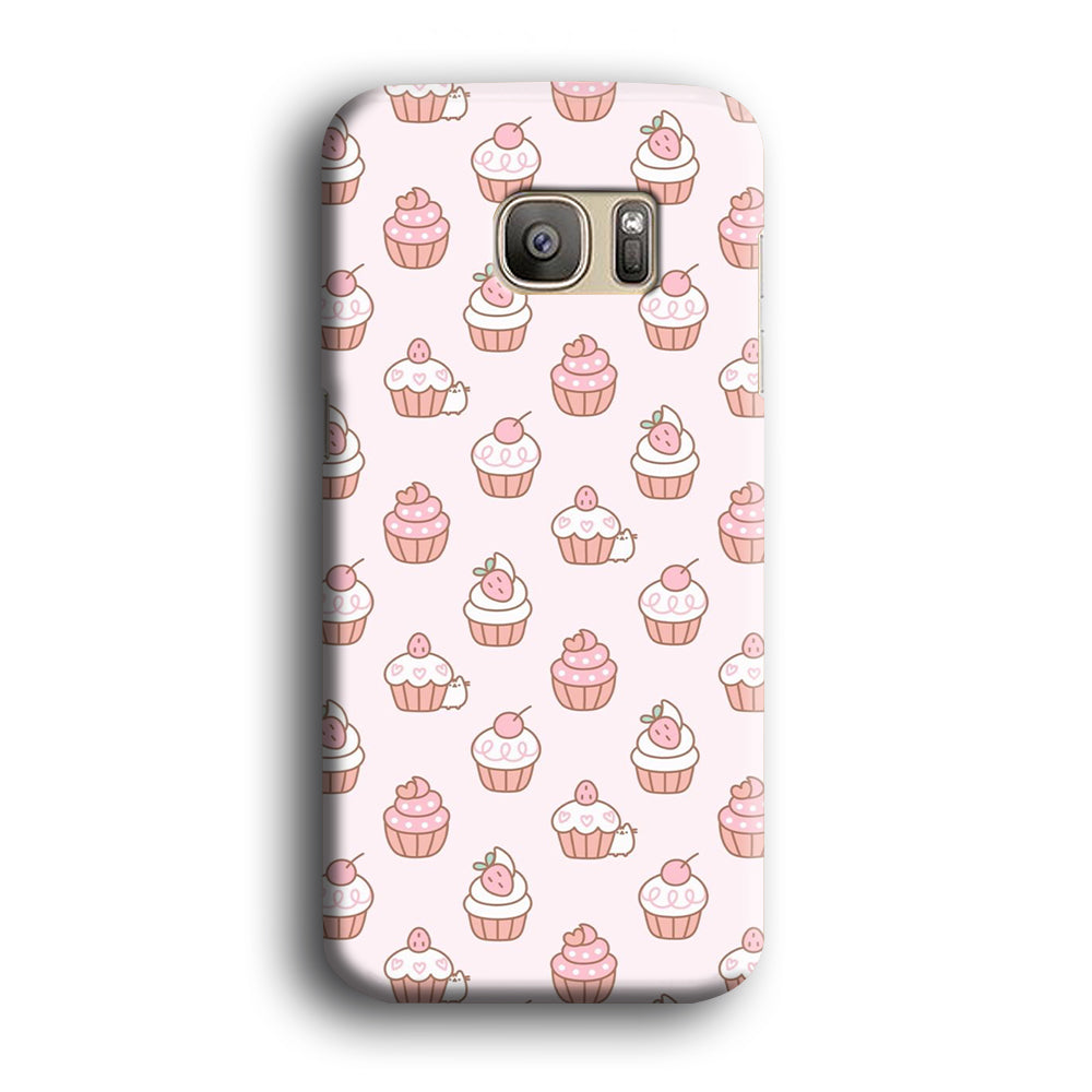Desert Cake Mini Samsung Galaxy S7 Edge Case