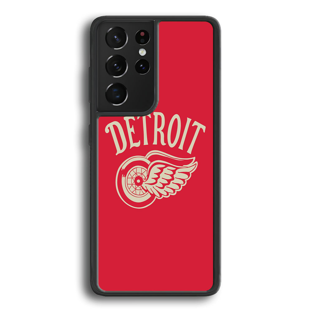 Detroit Red Wings NHL Team Samsung Galaxy S21 Ultra Case - Carneyforia