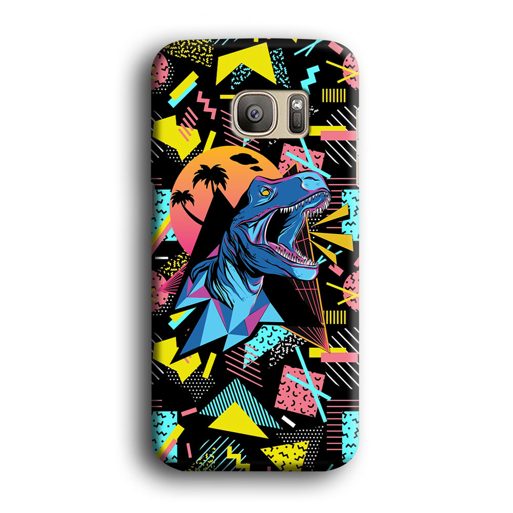Dinosaur Roar of T-Rex Samsung Galaxy S7 Edge Case