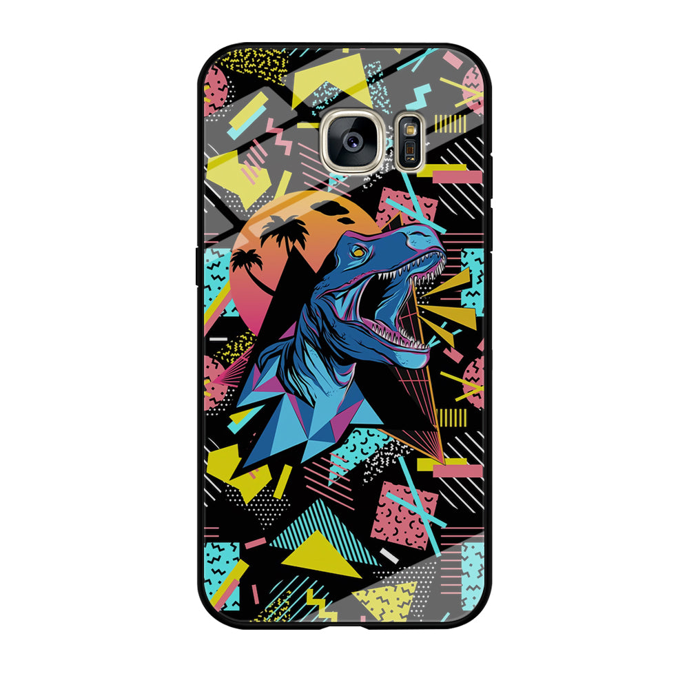 Dinosaur Roar of T-Rex Samsung Galaxy S7 Edge Case