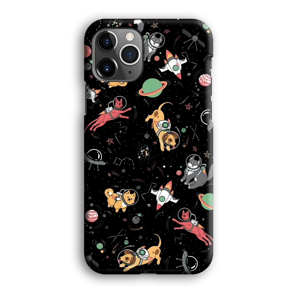 Dogs and Cats Space Form iPhone 12 Pro Max Case