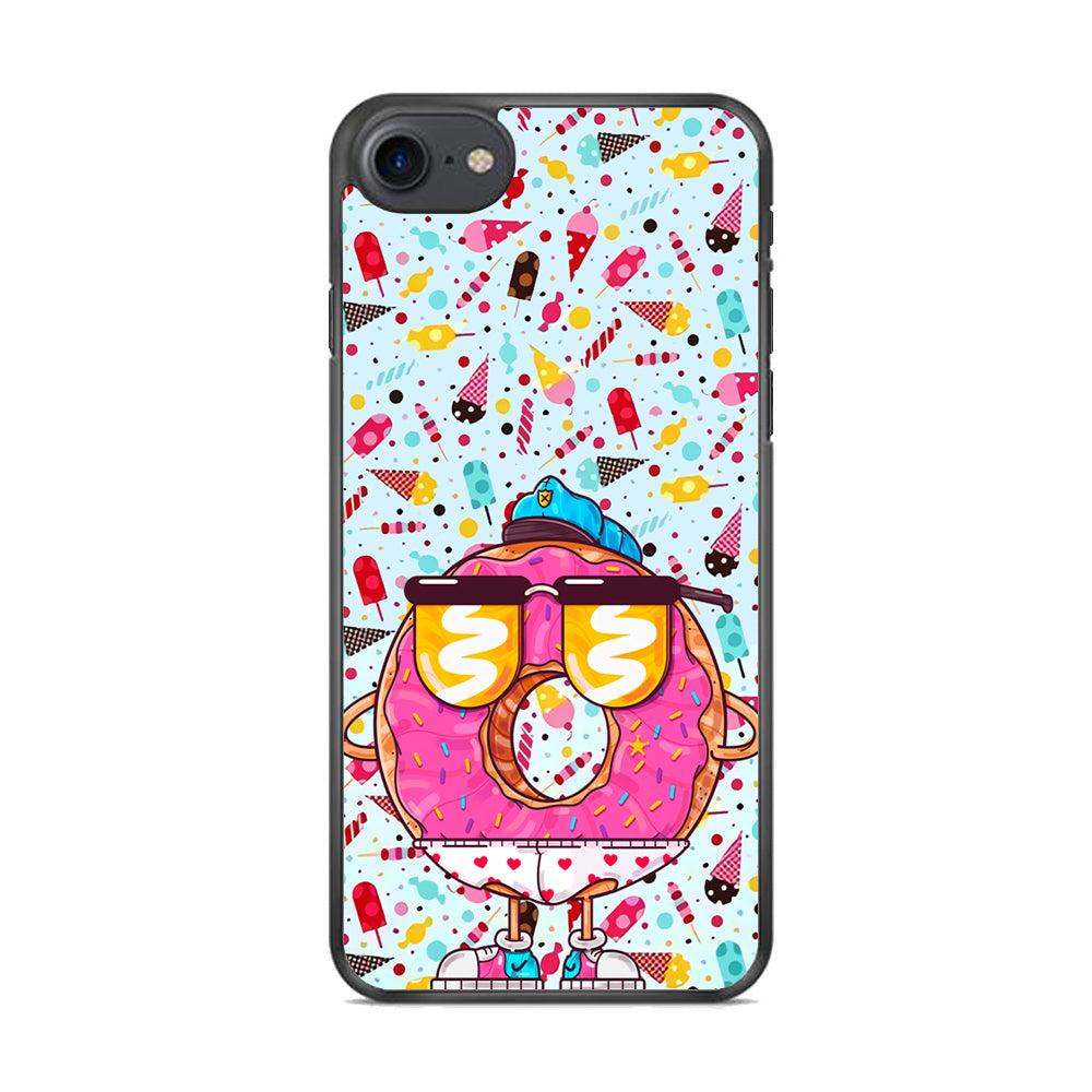 Donut, Police Candy iPhone 8 Case