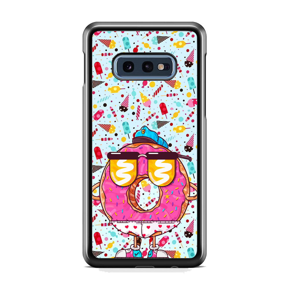 Donut, Police Candy Samsung Galaxy S10E Case