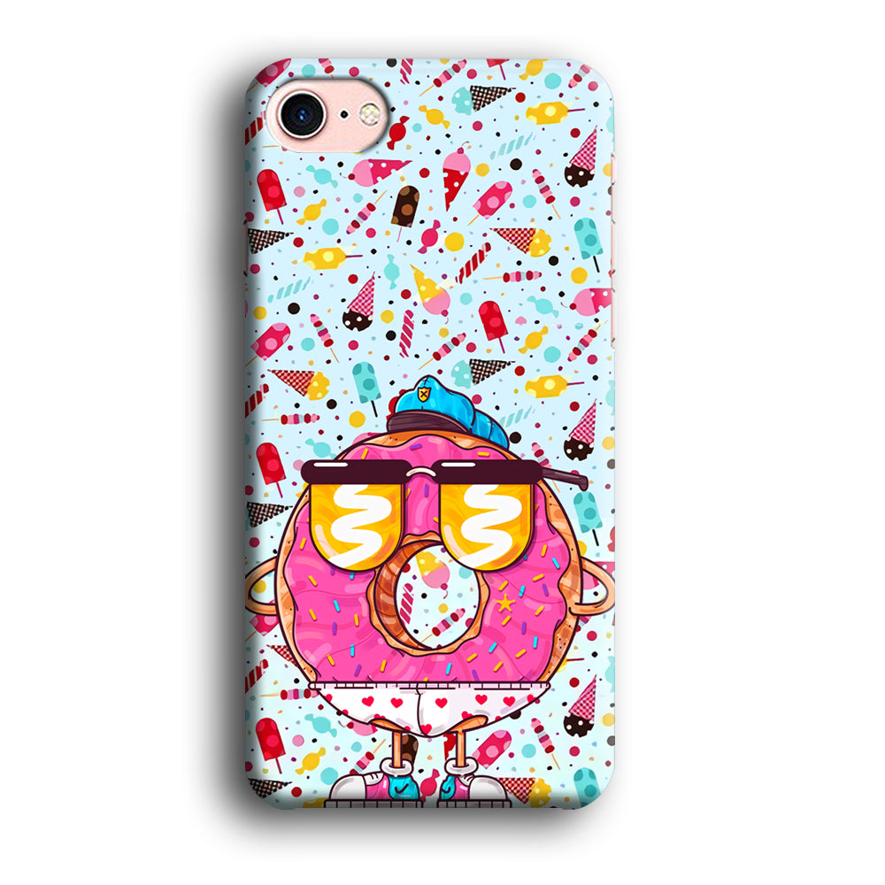 Donut, Police Candy iPhone 8 Case