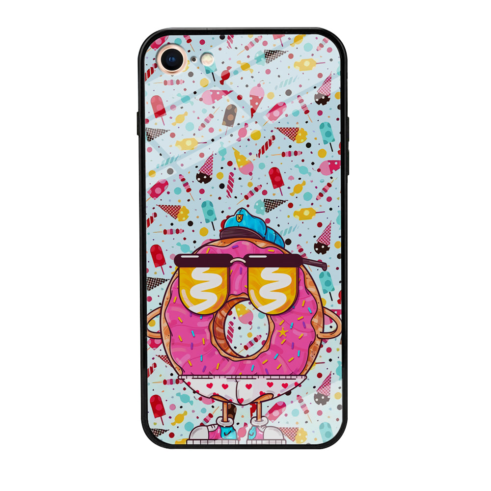 Donut, Police Candy iPhone 8 Case