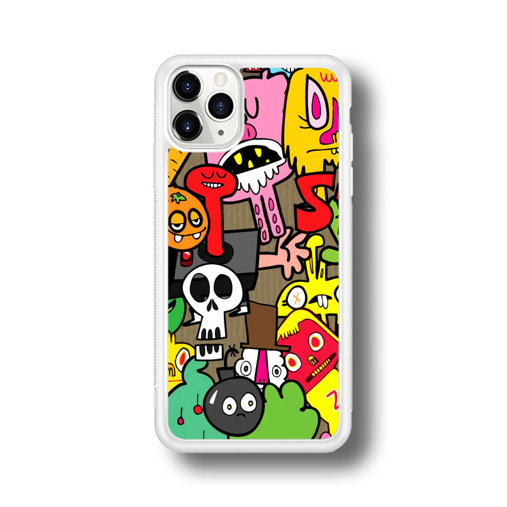 Doodle Halloween Scary Night iPhone 11 Pro Max Case