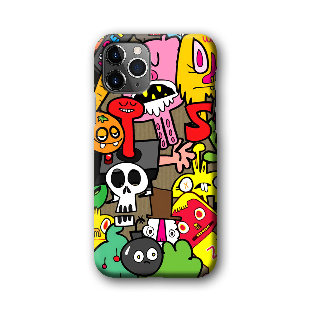 Doodle Halloween Scary Night iPhone 11 Pro Max Case