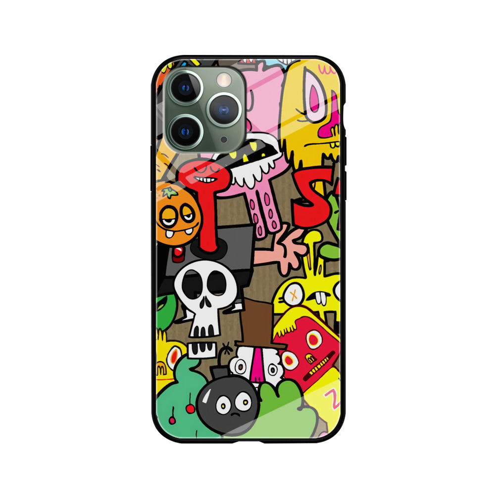 Doodle Halloween Scary Night iPhone 11 Pro Max Case