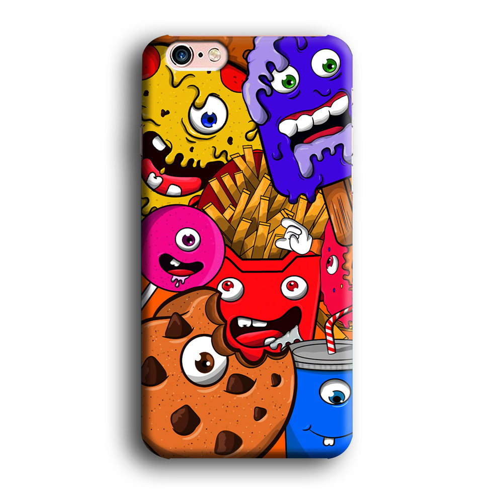 Doodle Monsters Snack iPhone 6 Plus | 6s Plus Case
