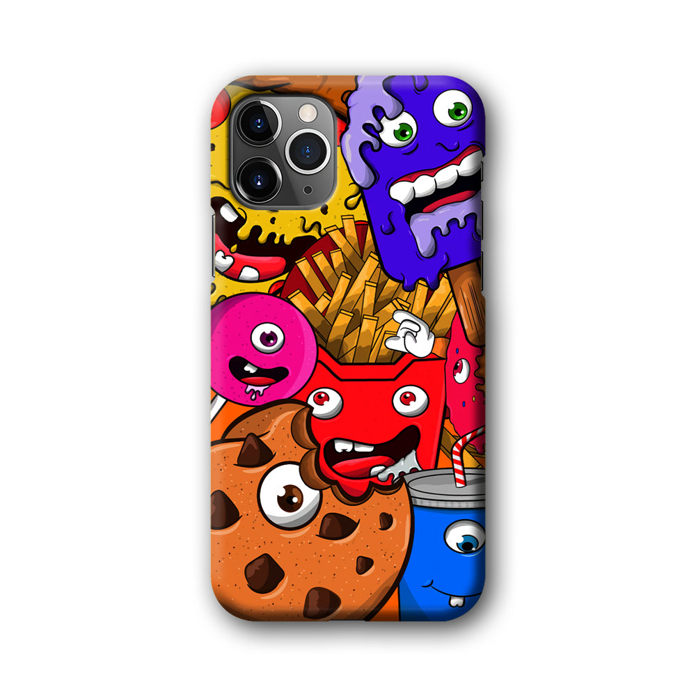 Doodle Monsters Snack iPhone 11 Pro Max Case