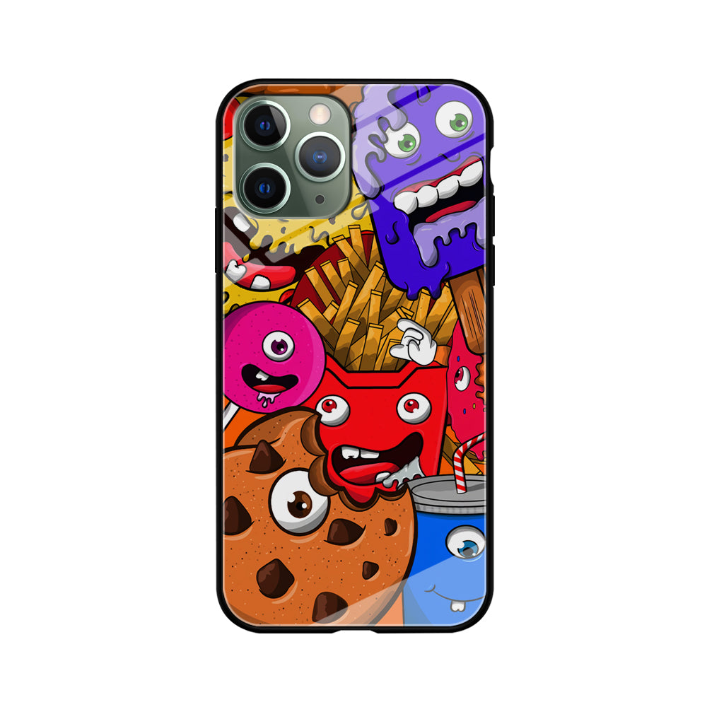 Doodle Monsters Snack iPhone 11 Pro Max Case
