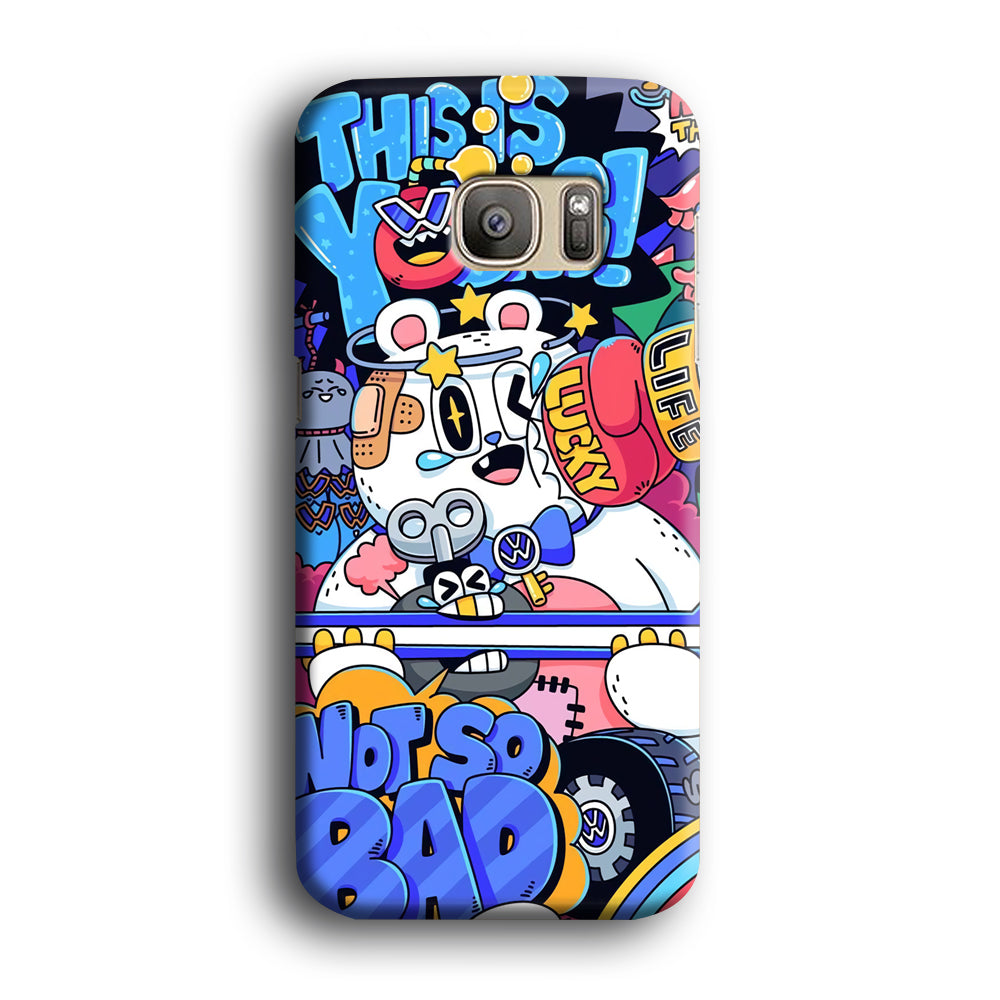 Doodle Passion of Youth Samsung Galaxy S7 Edge Case