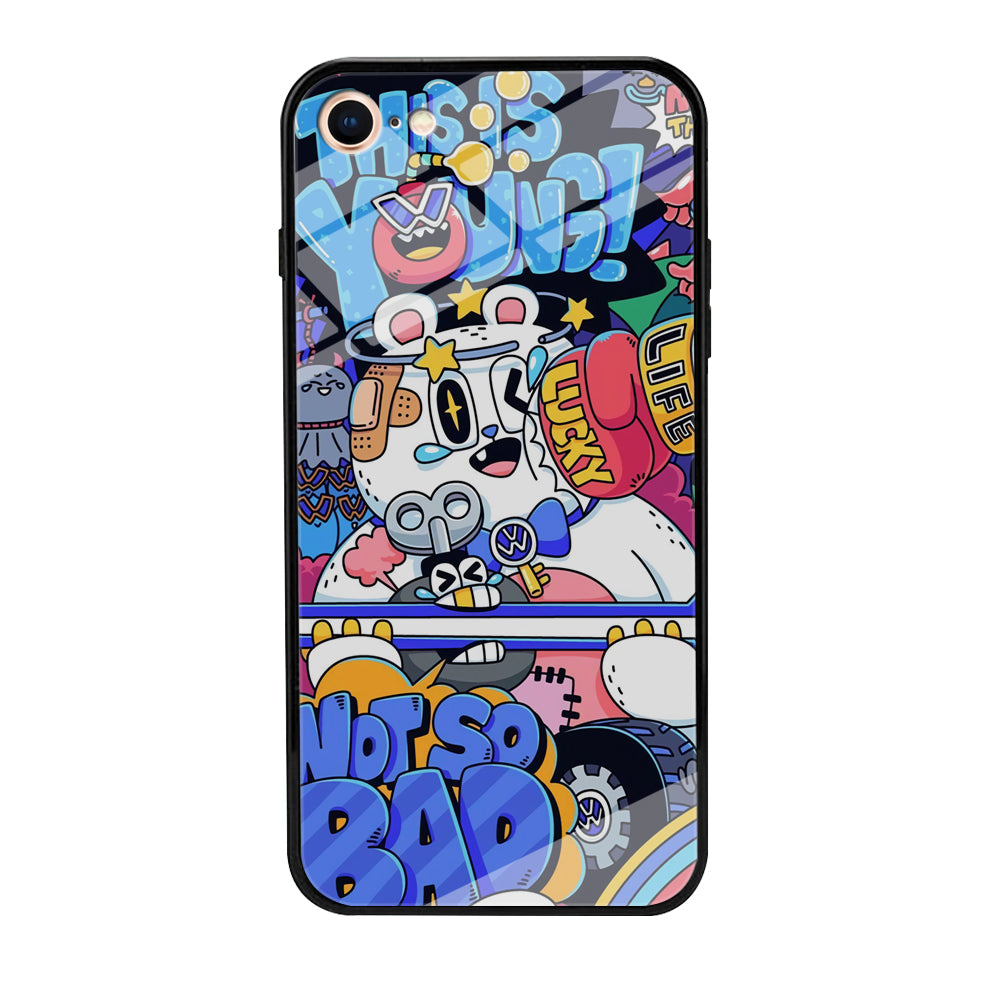 Doodle Passion of Youth iPhone 8 Case