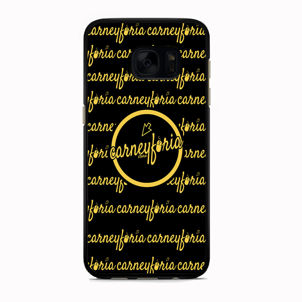 Doodle Word Carneyforia Black Samsung Galaxy S7 Edge Case