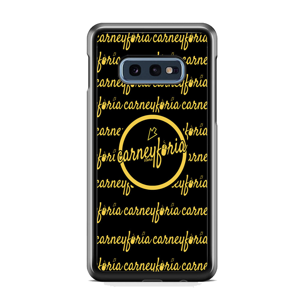 Doodle Word Carneyforia Black Samsung Galaxy S10E Case