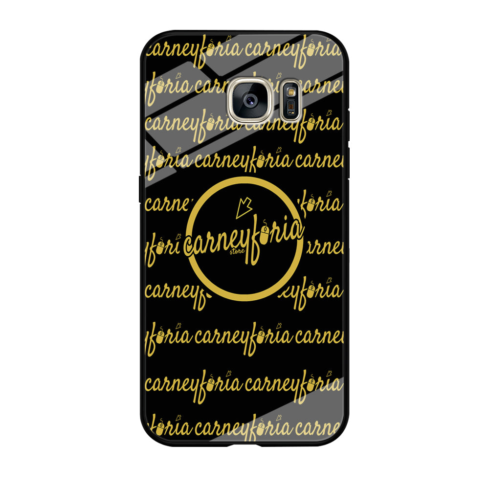 Doodle Word Carneyforia Black Samsung Galaxy S7 Edge Case