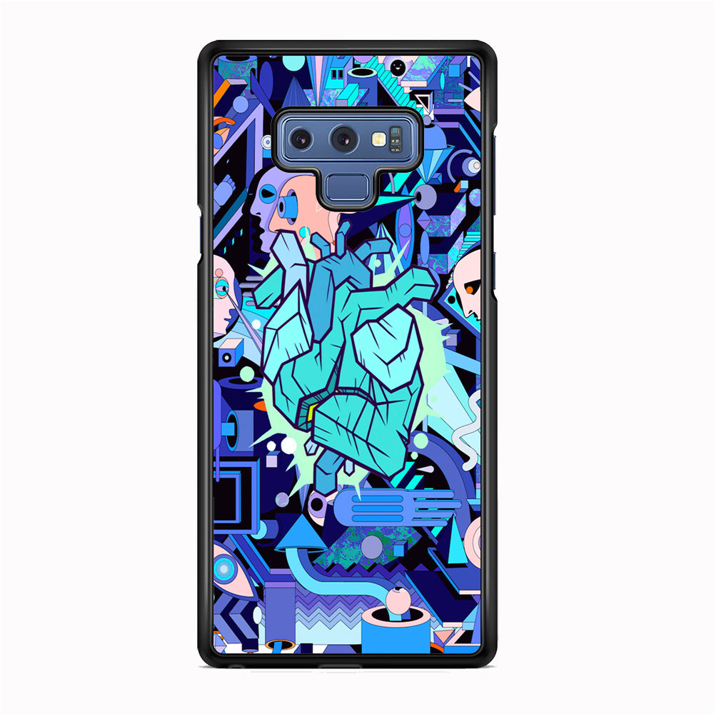 Doodle in Heartbeat Samsung Galaxy Note 9 Case