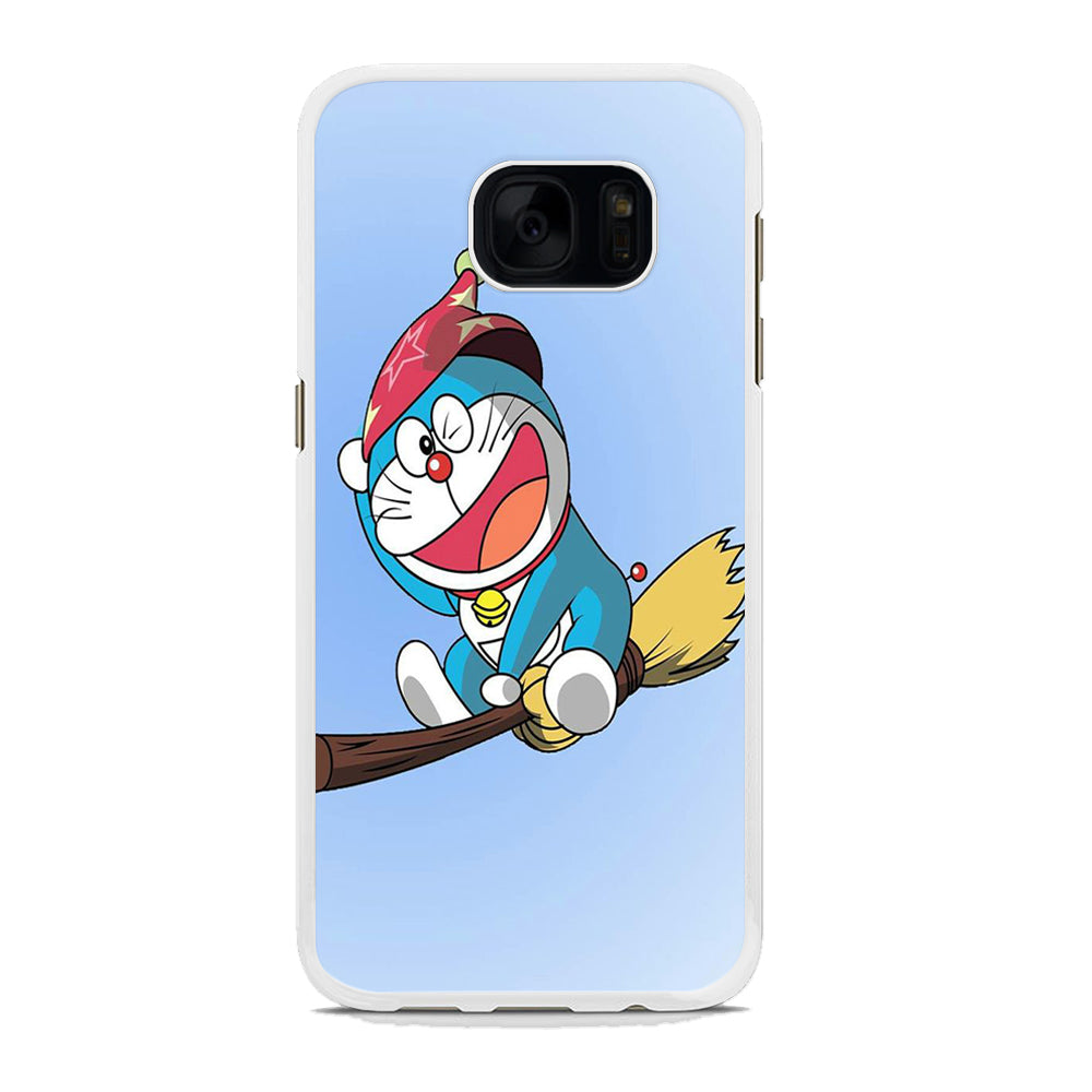 Doraemon Happy Flying Samsung Galaxy S7 Edge Case