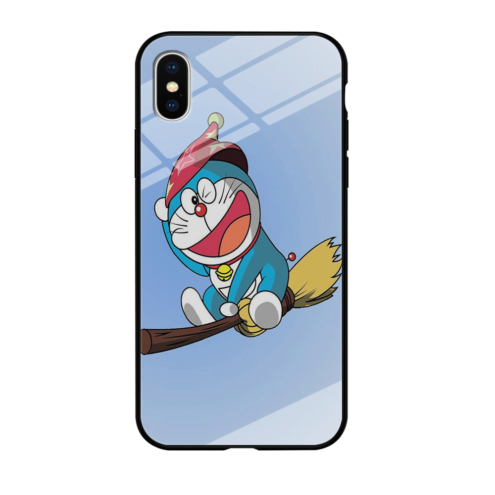 Doraemon Happy Flying iPhone X Case