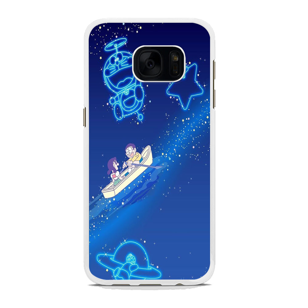 Doraemon Sweet Nobita Couple Samsung Galaxy S7 Edge Case