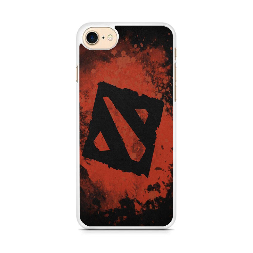 Dota Red Brush Logo iPhone 8 Case