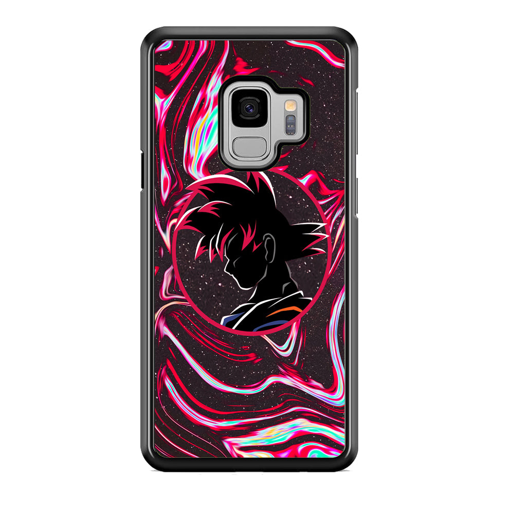 Dragon Ball Z Flame Silhouette Samsung Galaxy S9 Case