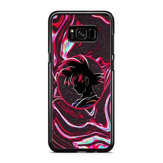 Dragon Ball Z Flame Silhouette Samsung Galaxy S8 Plus Case