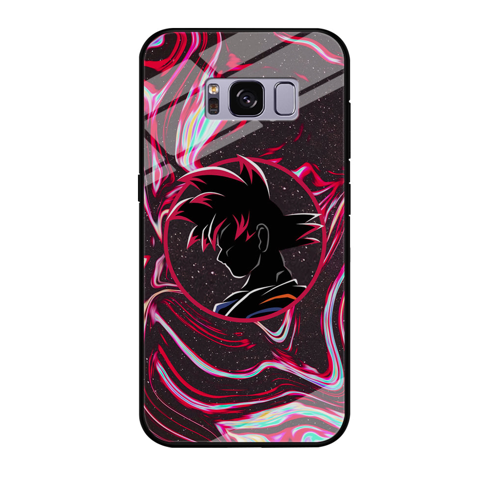 Dragon Ball Z Flame Silhouette Samsung Galaxy S8 Plus Case