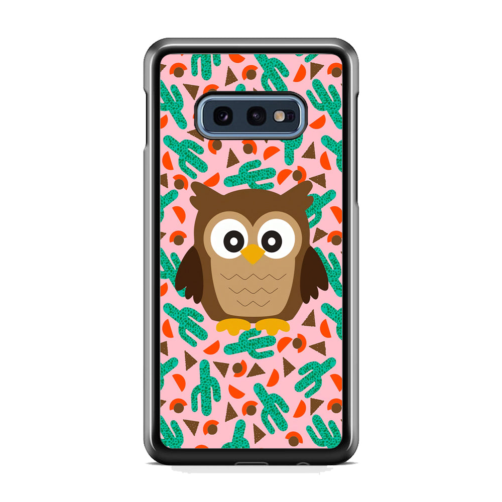 Elf Owl and Cactus Nest Samsung Galaxy S10E Case