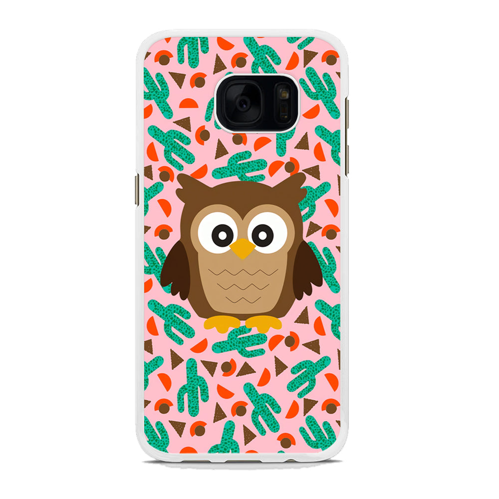 Elf Owl and Cactus Nest Samsung Galaxy S7 Edge Case