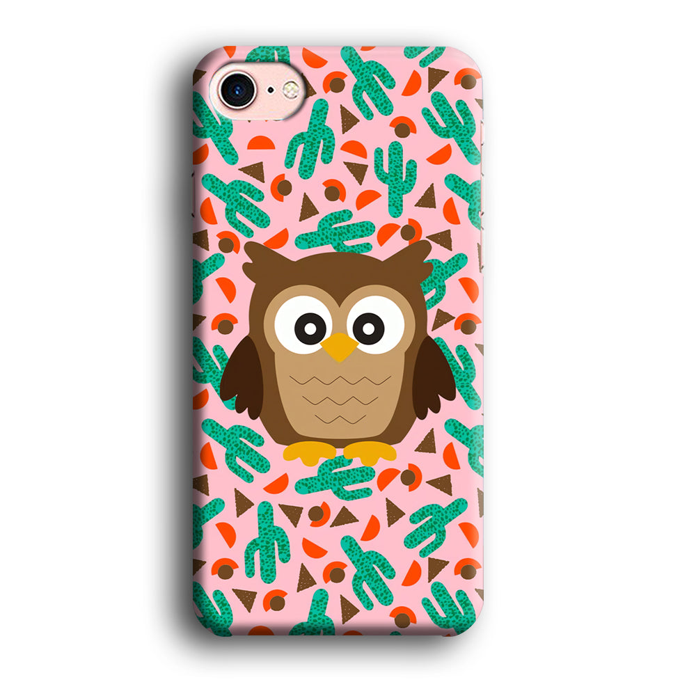 Elf Owl and Cactus Nest iPhone 8 Case