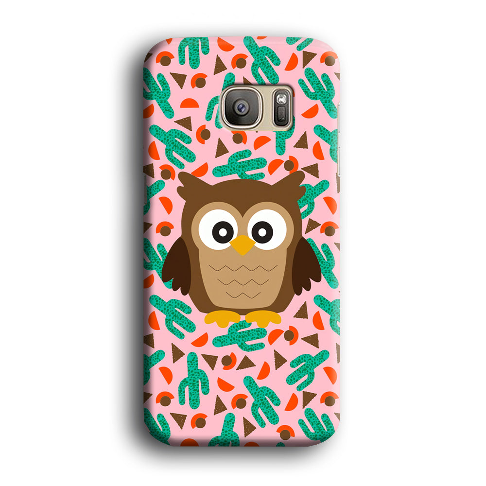 Elf Owl and Cactus Nest Samsung Galaxy S7 Edge Case