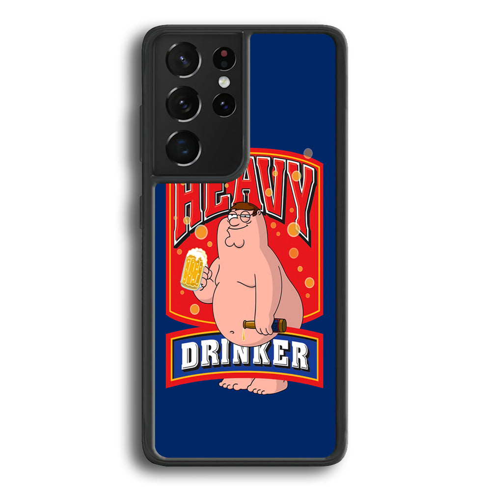 Family Guy Griffin The Heavy Drinker Samsung Galaxy S21 Ultra Case - Carneyforia