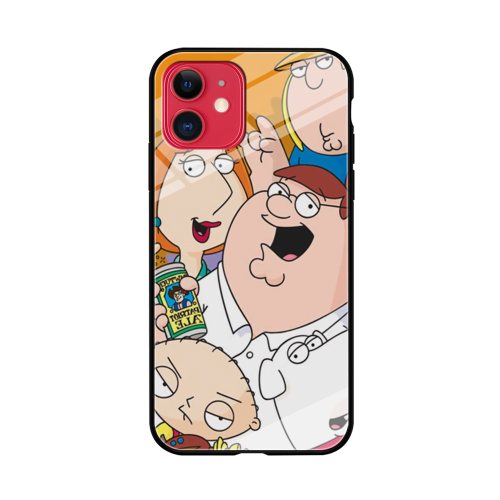 Family Guy Peter Family iPhone 11 Case Tempered Glass Case