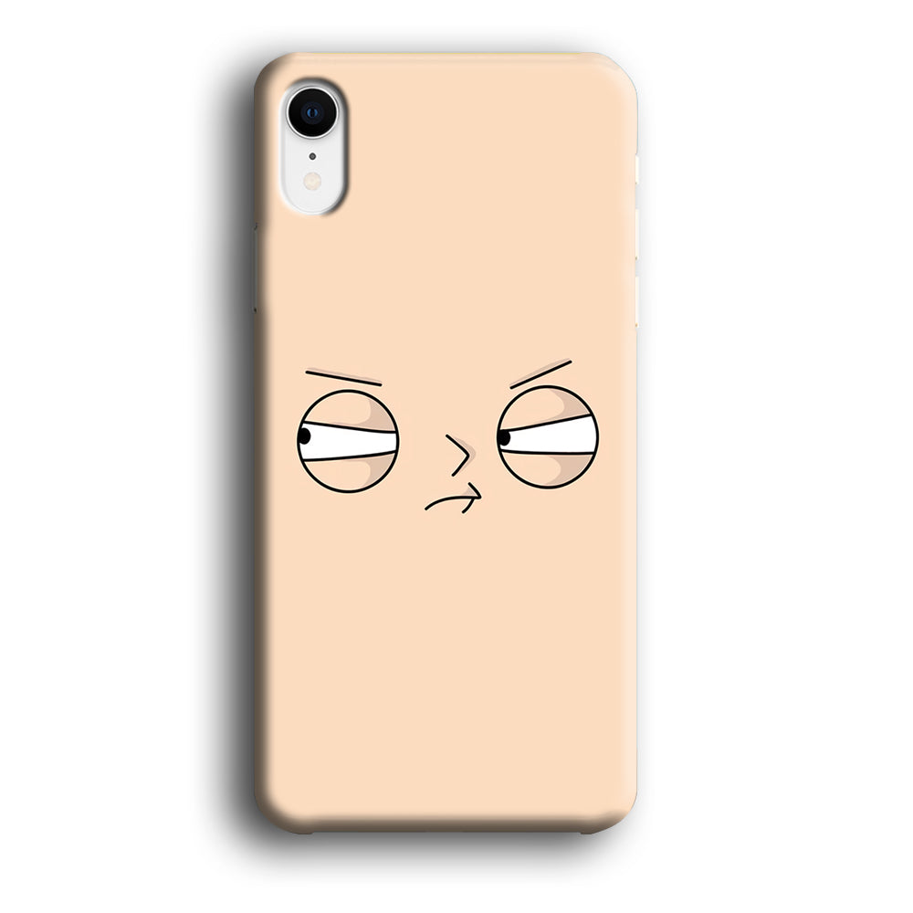 Family Guy Stewie Expression Angry iPhone XR Case