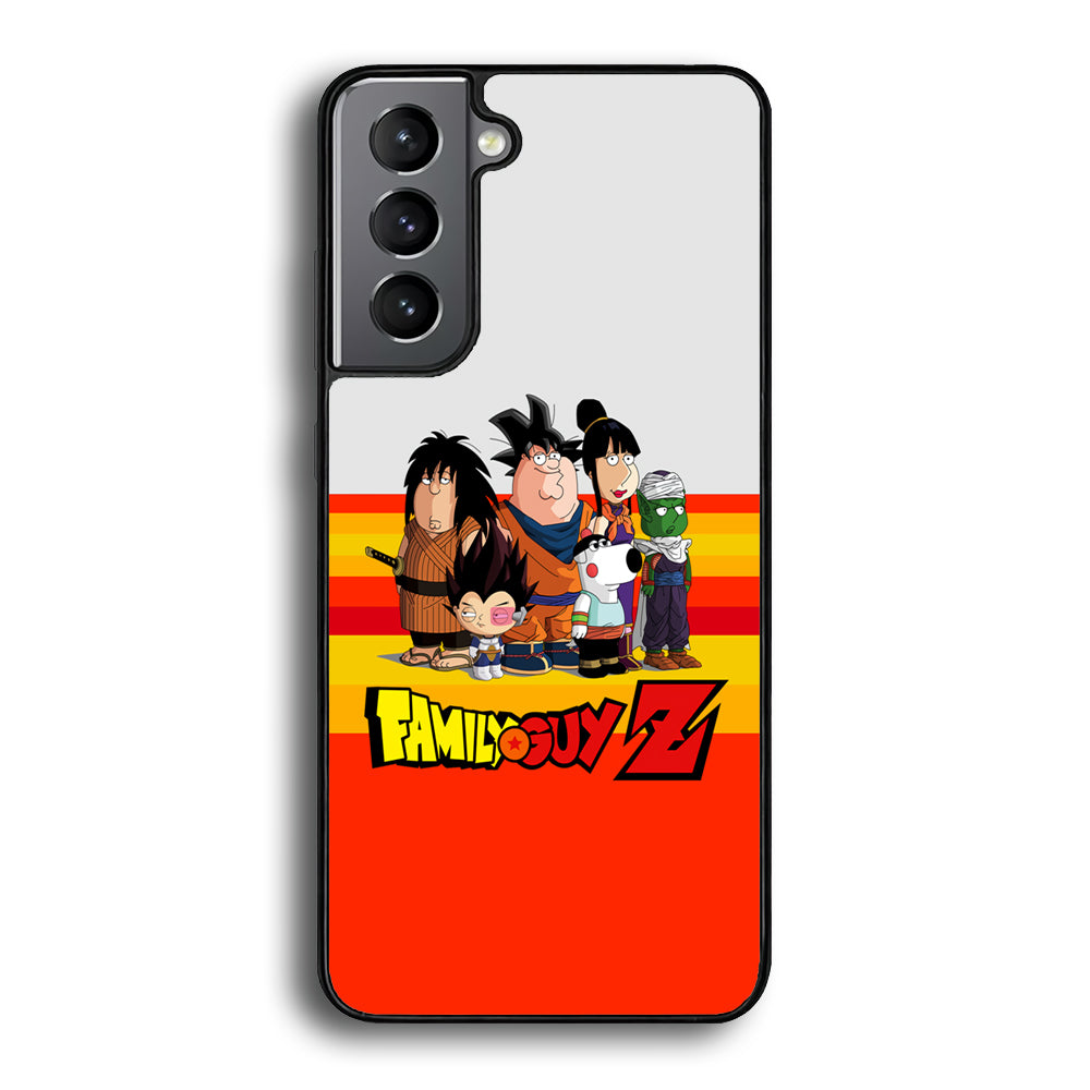 Family Guy on Dragon Ball Suit Samsung Galaxy S21 Plus Case - Carneyforia