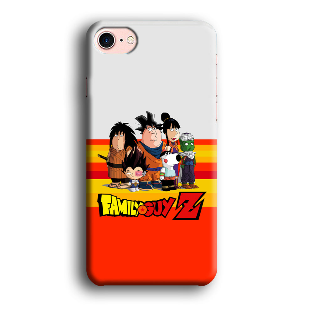 Family Guy on Dragon Ball Suit iPhone 8 Case