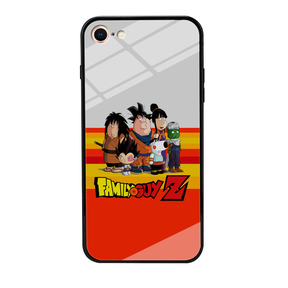 Family Guy on Dragon Ball Suit iPhone 8 Case