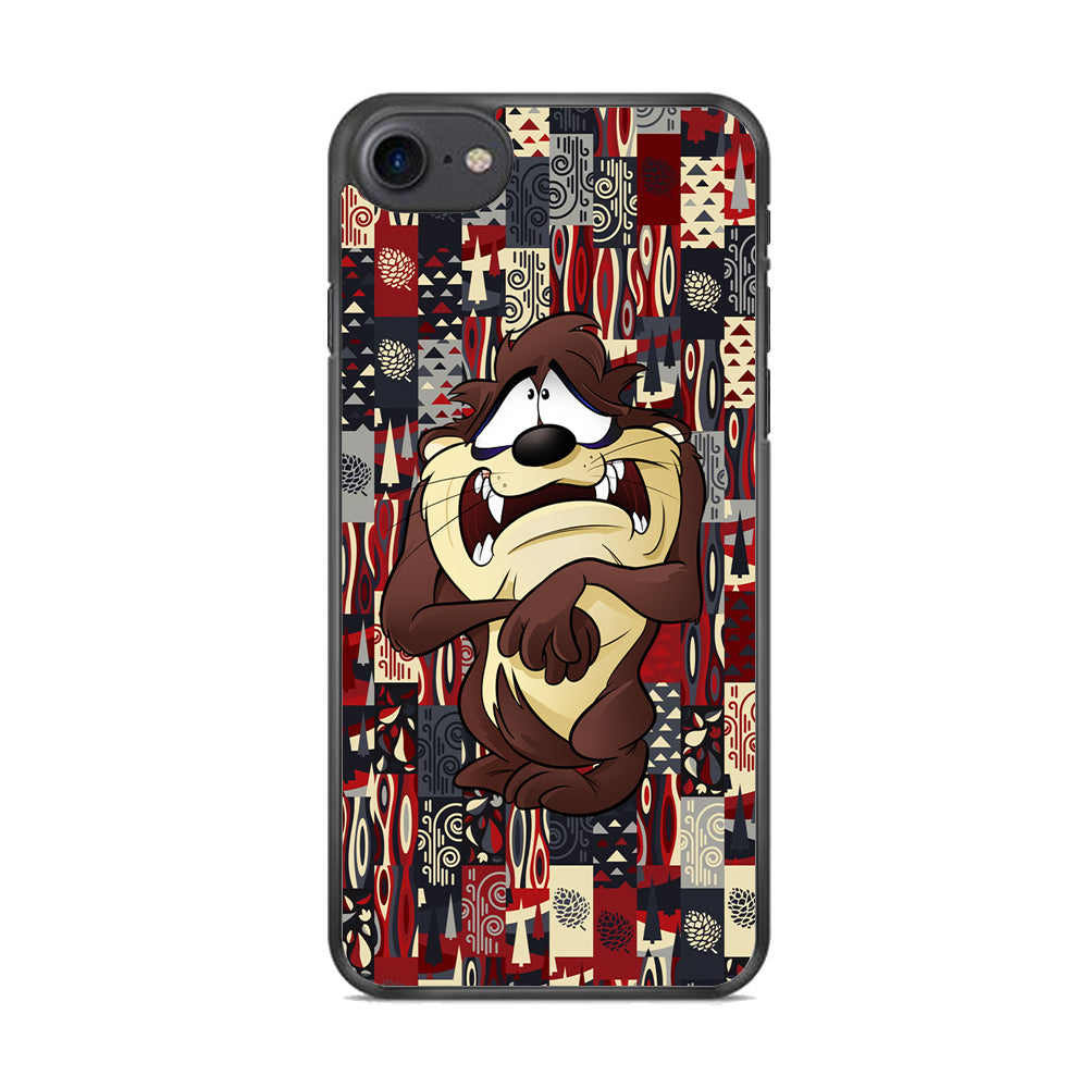 Fearful Taz iPhone 8 Case