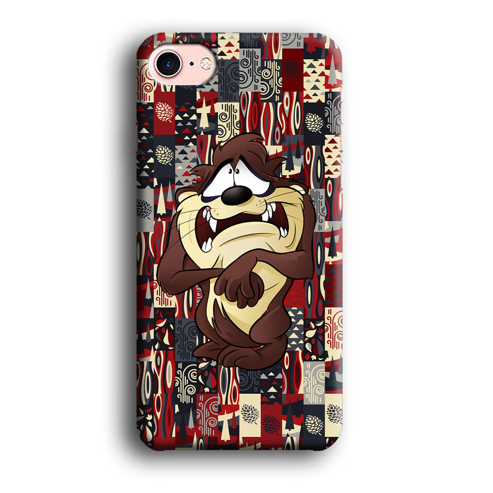 Fearful Taz iPhone 8 Case