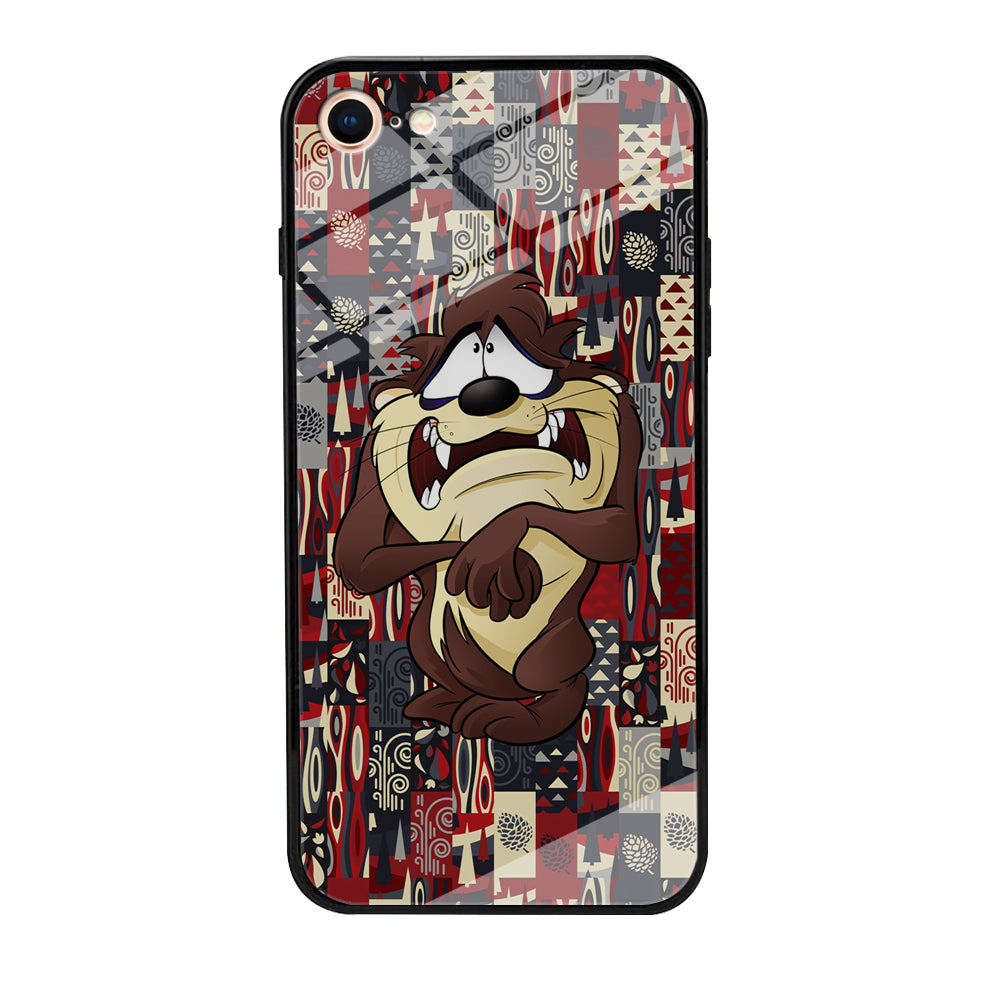 Fearful Taz iPhone 8 Case