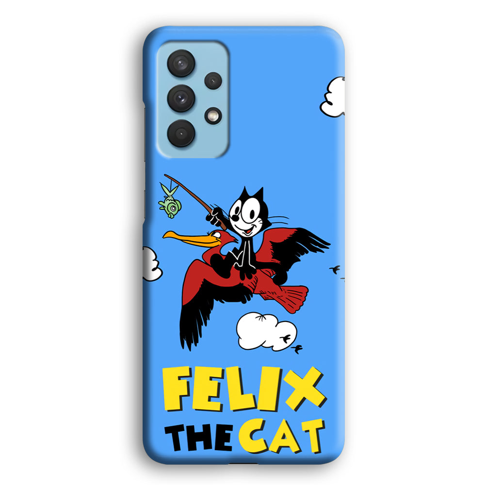 Felix The Cat Fly Samsung Galaxy A32 Case